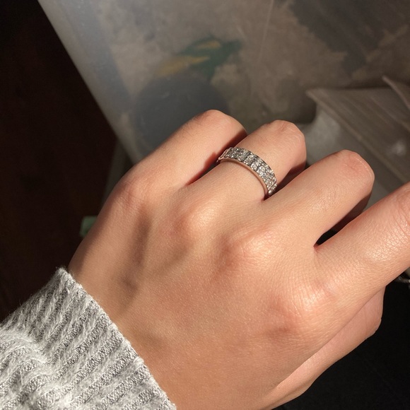 ✨LAST ONE✨925 Sterling Silver Diamond Ring - Picture 6 of 6